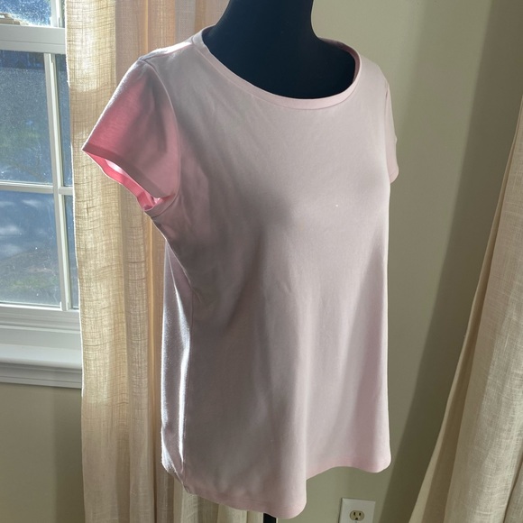 EUC - Nordstrom Light Pink Scoop Neck Tee, XL - Picture 6 of 7